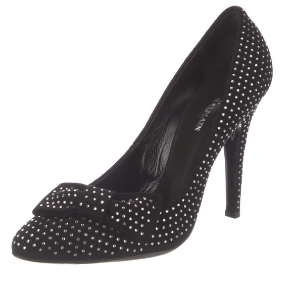 Giuseppe Zanotti x Balmain Suede Pumps - Picture 2 of 5